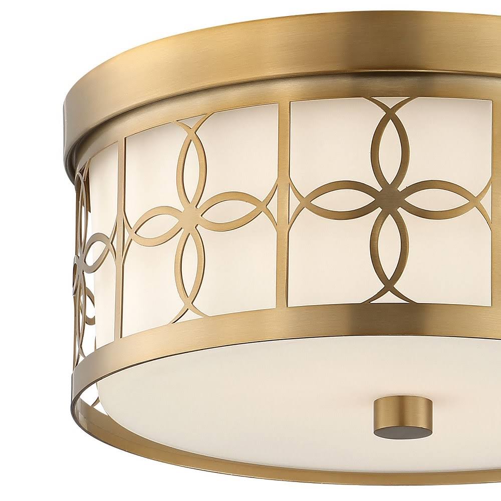 Polished Nickel 2 Light Ceiling Mount J3012