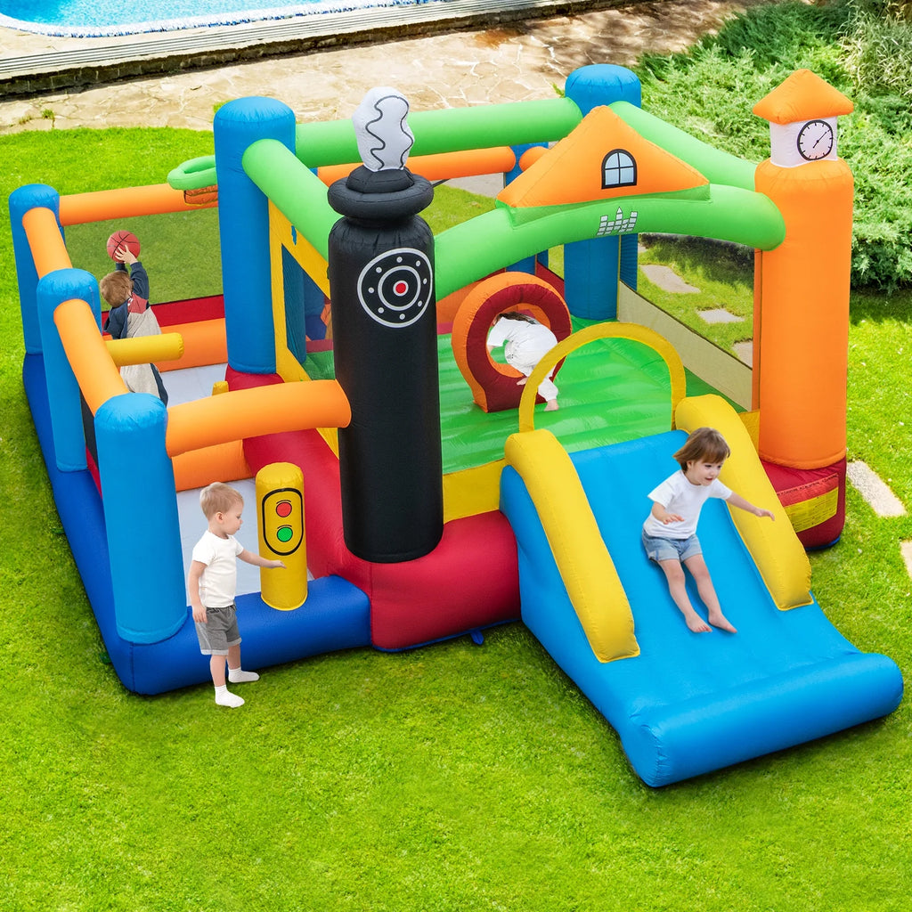Inflatable Bounce Castle with Ocean Balls & 950W Blower Z627834