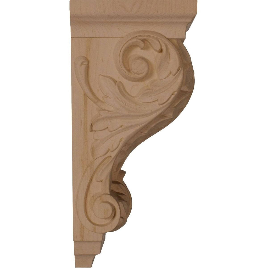 Large Wide Acanthus Wood Corbel G92334