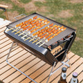Stainless Steel Griddle Pan for BBQ Gas Grill & Charcoal Grill S5631