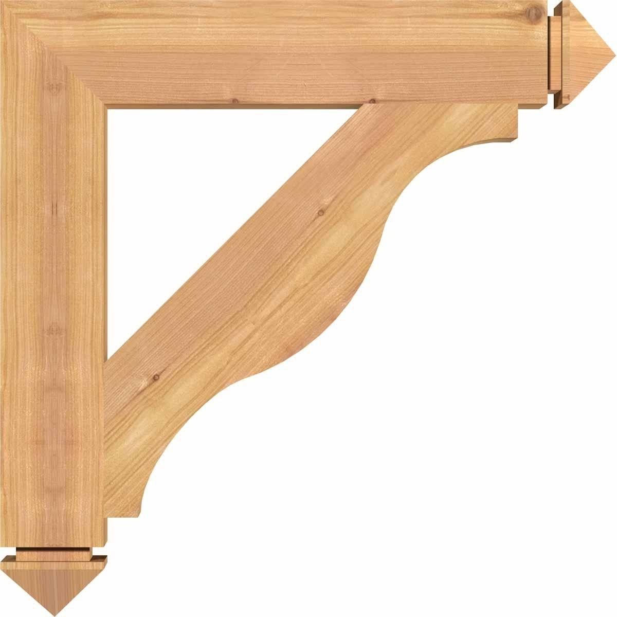 Western Red Cedar Smooth Bracket P21209