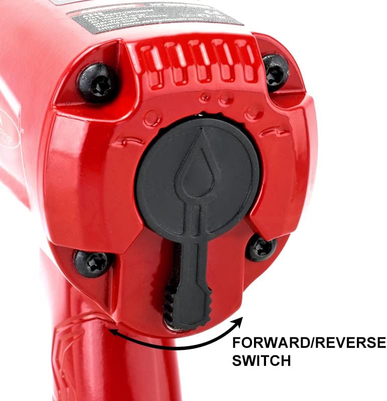 1/2-Inch Aluminum Air Impact Wrench Twin Hammer 1000FT-LB Pack of 2 K761591