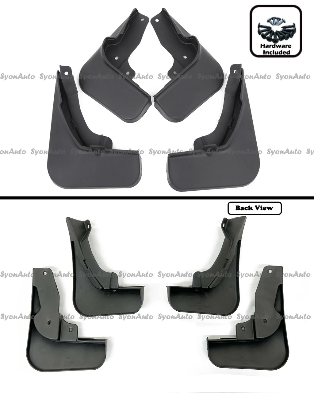 Mud Flaps Splash Guards Set of 4 D937038