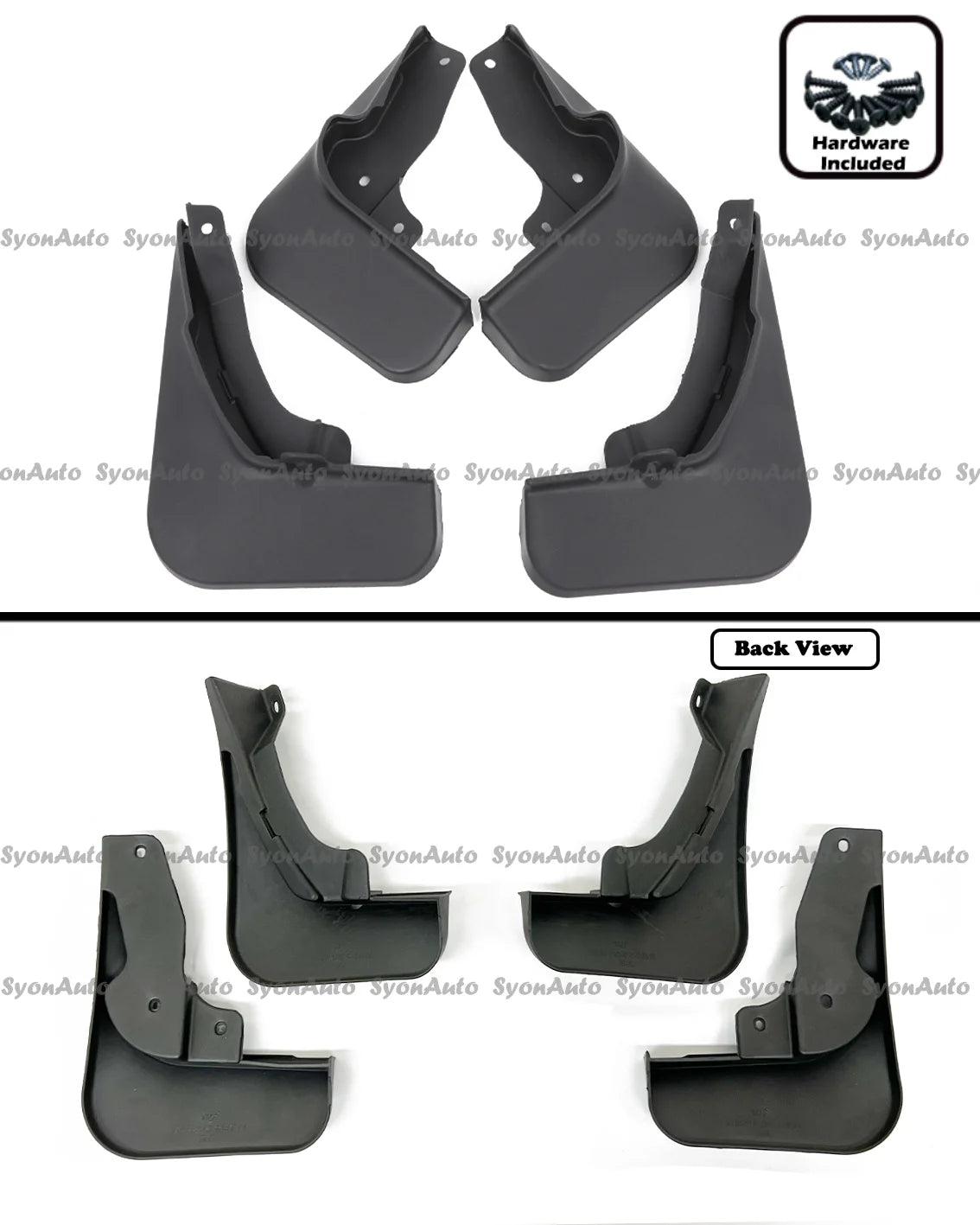 Mud Flaps Splash Guards Set of 4 D937038