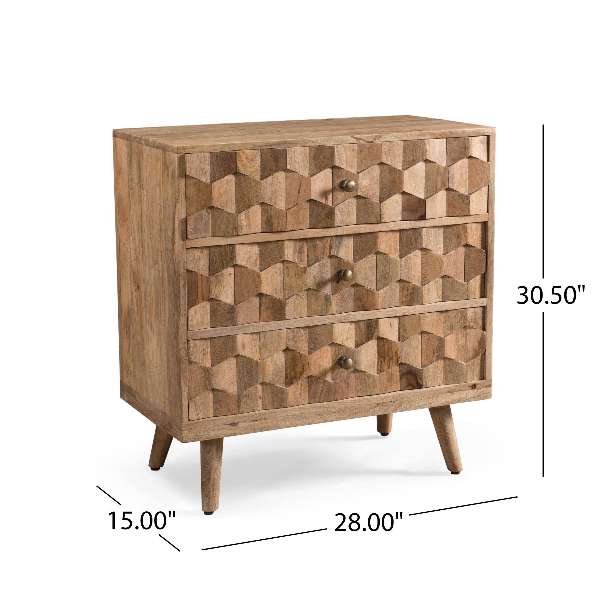 3 Drawer Chest Natural N165685
