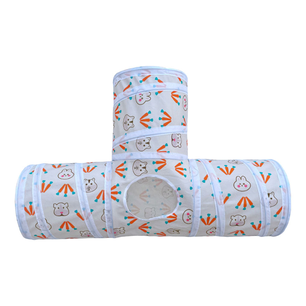 Cat Tunnel Tube Pet Hideaway Play Tent for Cats I230
