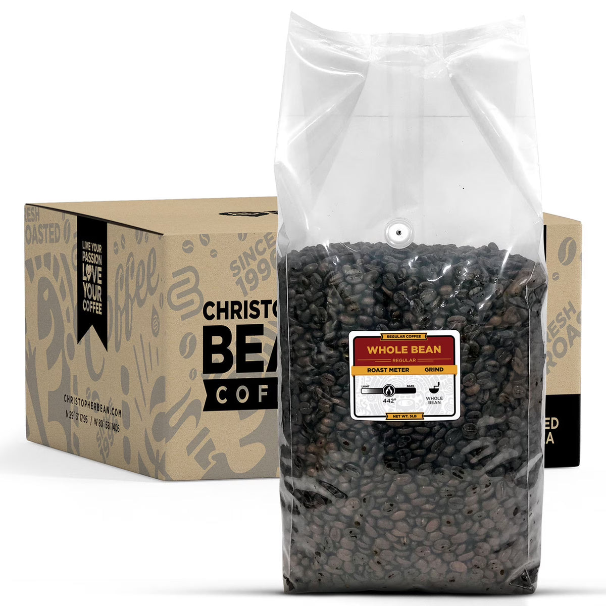 Jamaica Blue Mountain Blend Whole Bean Coffee, 5LB Bag R30613