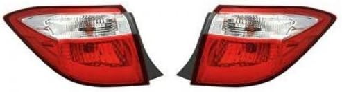 Pair Outer Tail Lights for 2014-2016 Toyota Corolla M541
