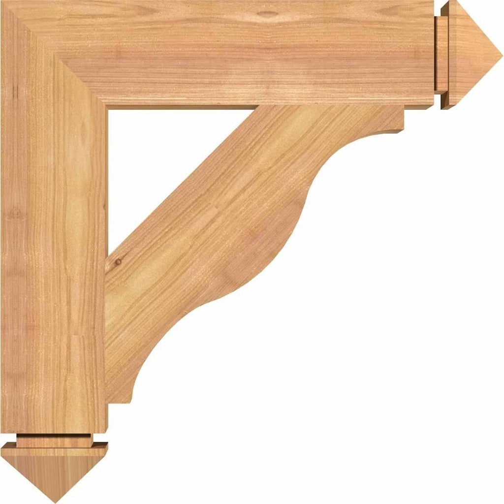 Western Red Cedar Smooth Bracket P21209