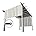 10’ x 16’ Universal Replacement Shade Cover Canopy with Grommets on 2 Sides Includes Weighted Rods Beige Tan M903687