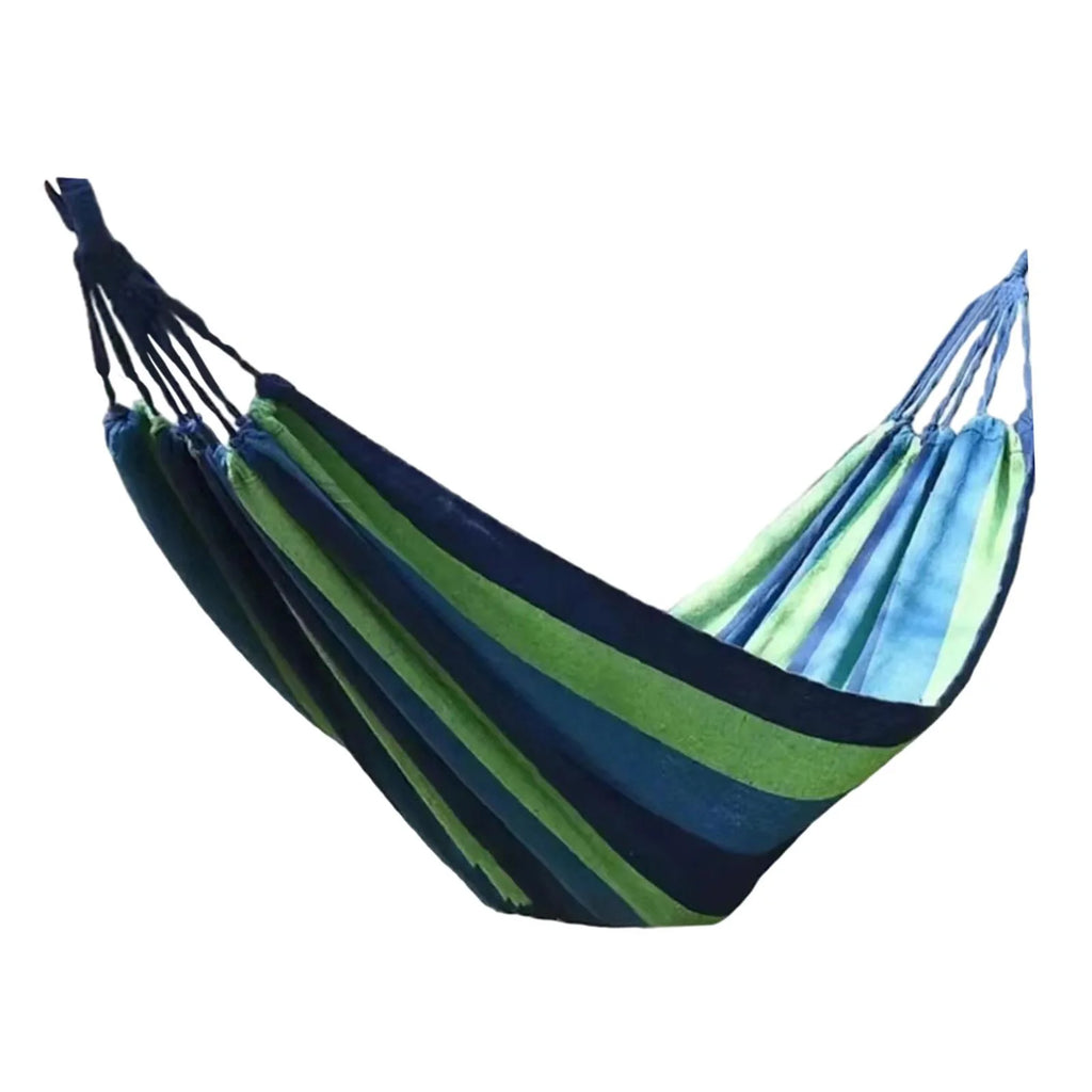 Blue Canvas Camping Hammock 190x80cm L354