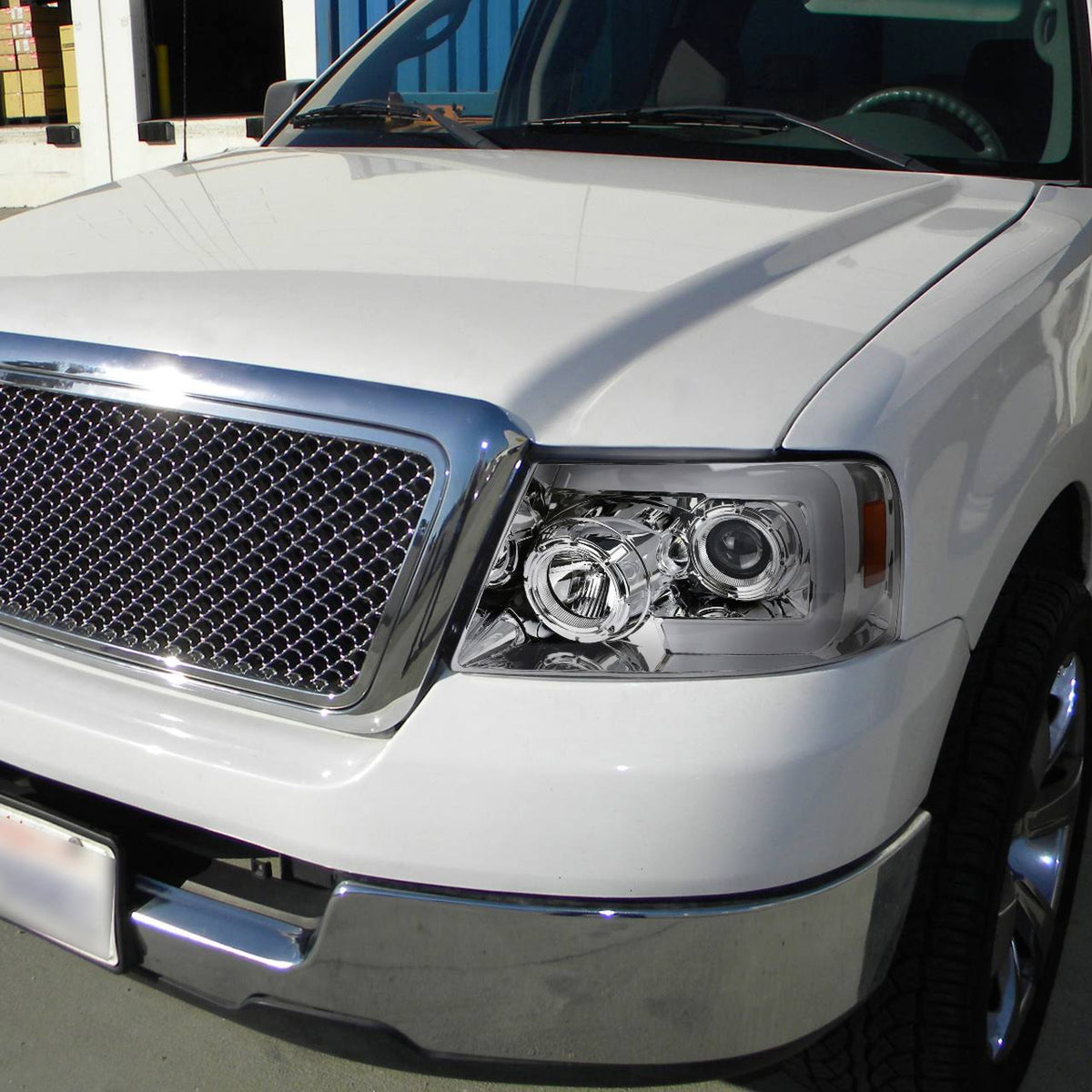 Chrome Clear Projector Headlights E1443