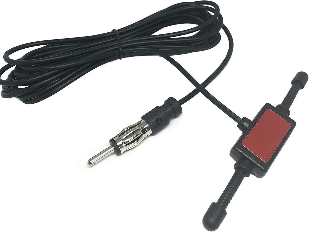 Universal AM FM Dipole Antenna with DIN Plug Connector Pack of 2 X83799