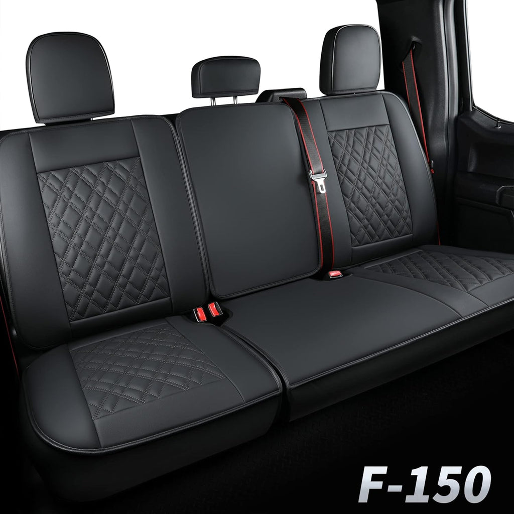 Faux Leather Seat Covers Full Set Gray E95425