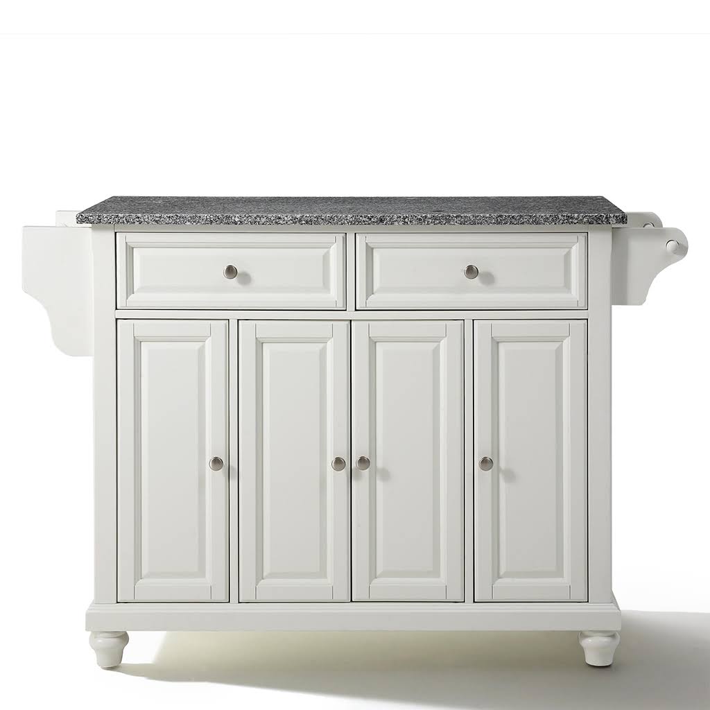 White Granite Top Kitchen Island M261