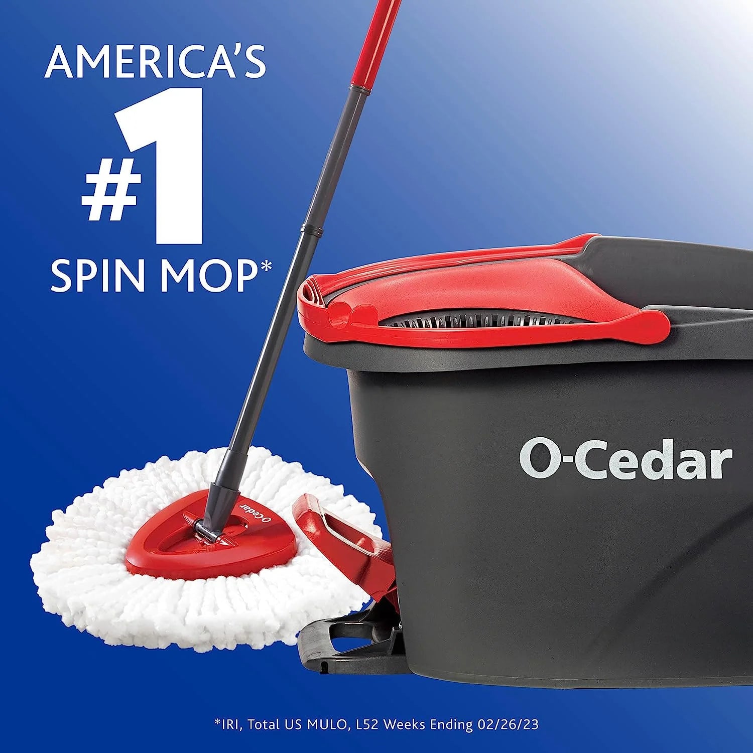 Microfiber Spin Mop & Bucket System with 3 Extra Refills E5364