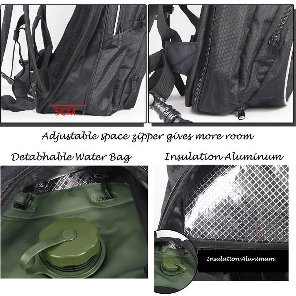 Waterproof Reflective Hydration Backpack with Water Bladder F2649