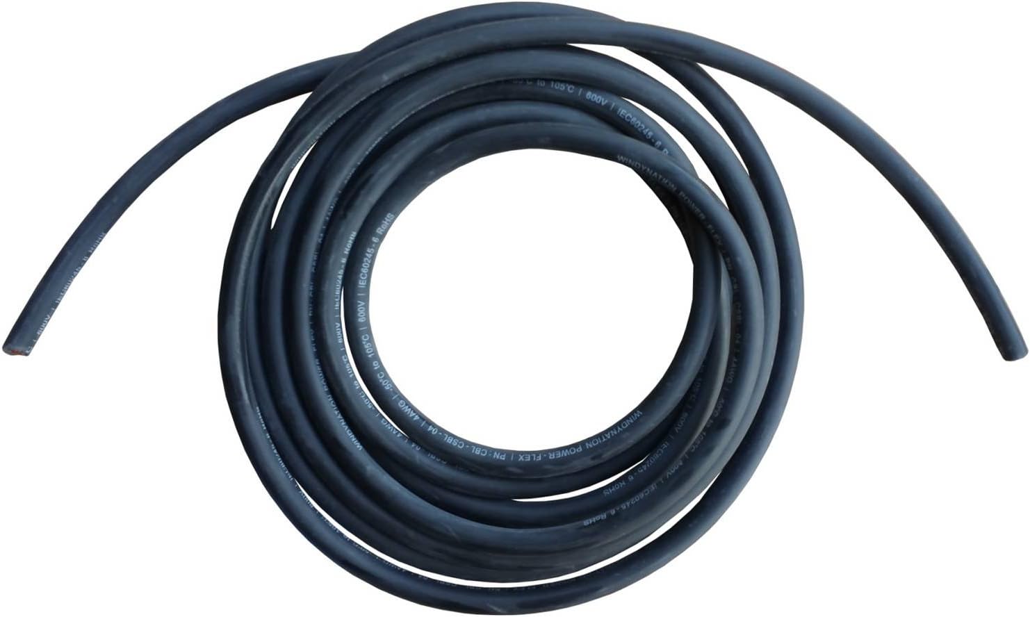 4 AWG 15 Feet Red + 15 Feet Black Pure Copper Flexible Welding Battery Cable Wire Pack of 2 O1960