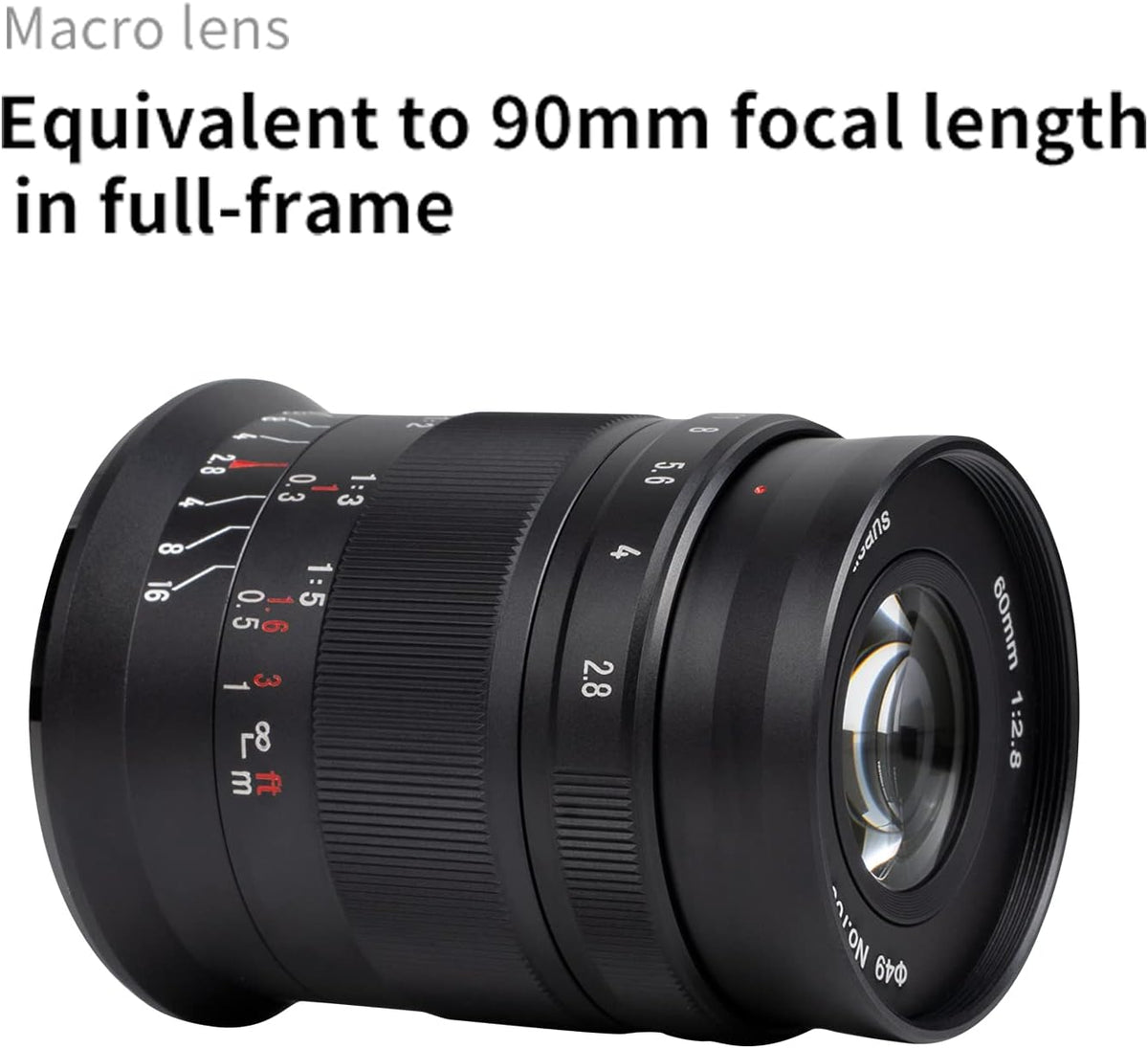 60mm F2.8 II Manual Focus APS-C Macro Lens E144