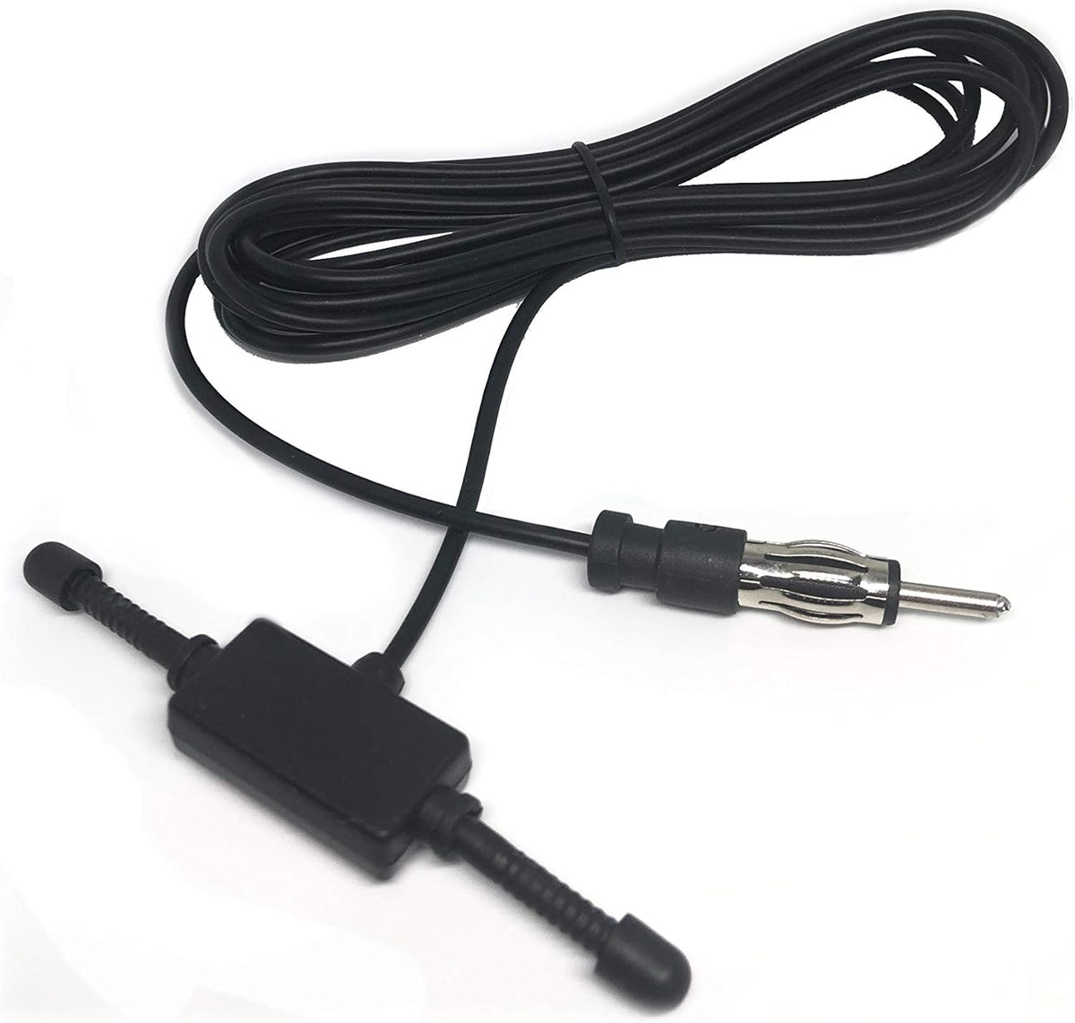 Universal AM FM Dipole Antenna with DIN Plug Connector Pack of 2 X83799
