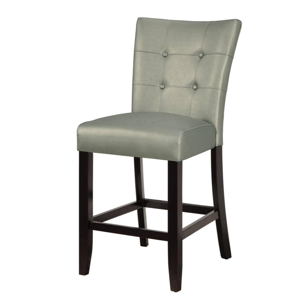 Gray Wood High Chair Set of 2 Q35327