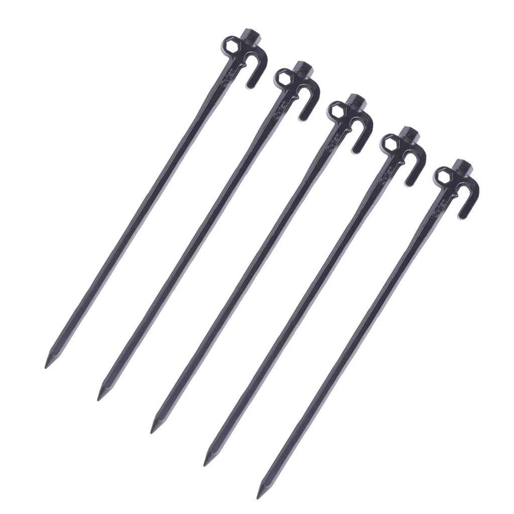 5pcs Steel Tent Stakes 30cm C334694