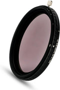62mm Variable ND Filter & CPL Polarizer Filter with Storage Case and Lens Cap C8247