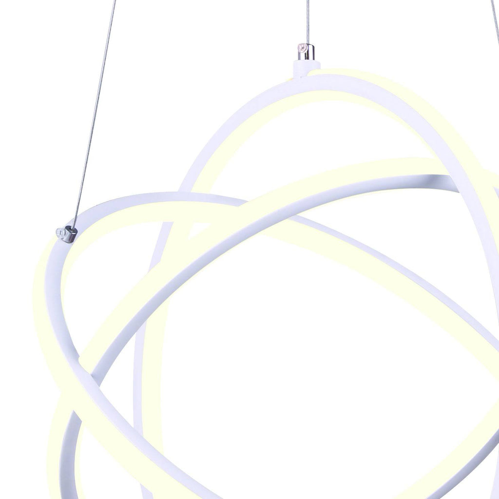 Black LED Chandelier F460