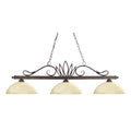 Weathered Bronze 3 Light Billiard M79334