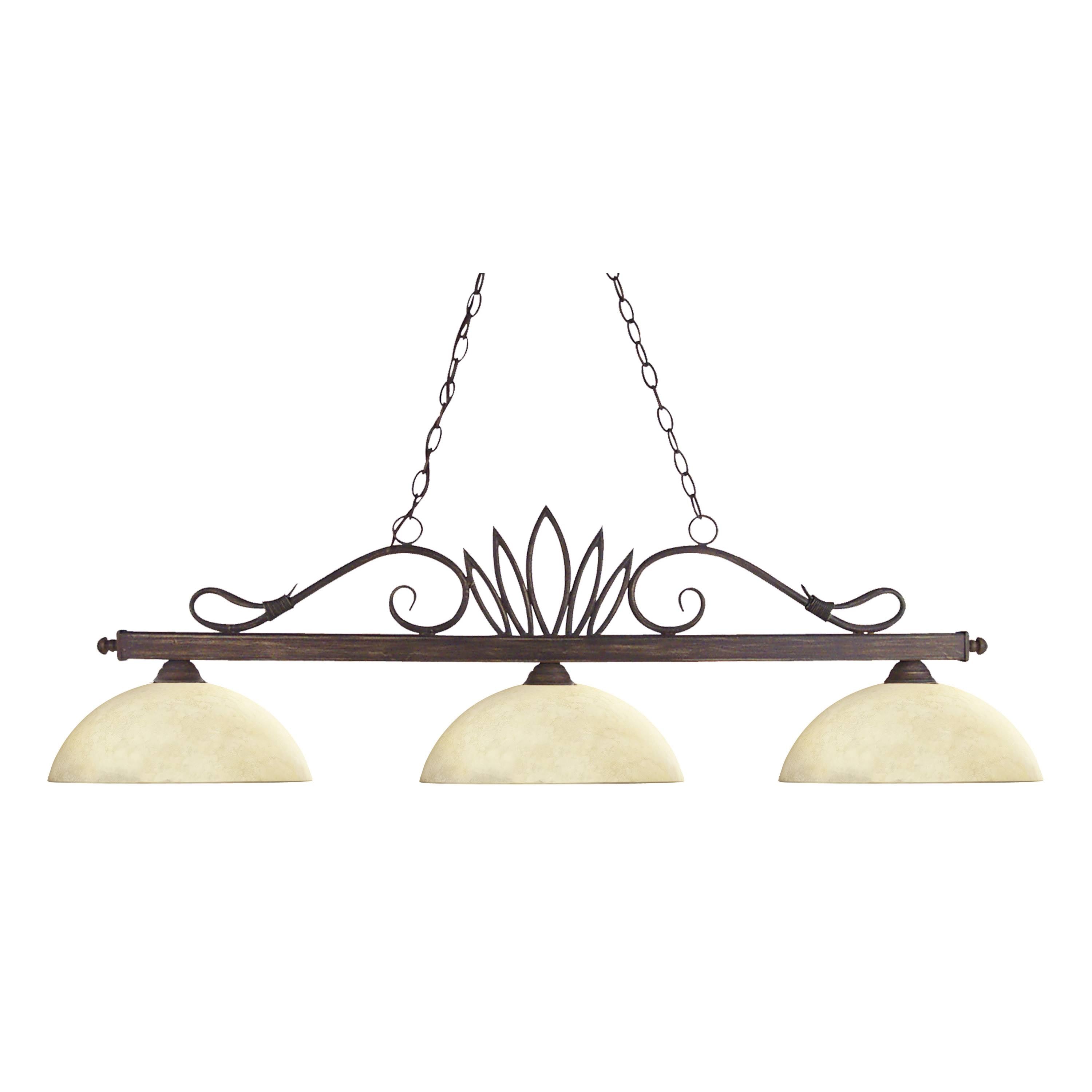 Weathered Bronze 3 Light Billiard M79334