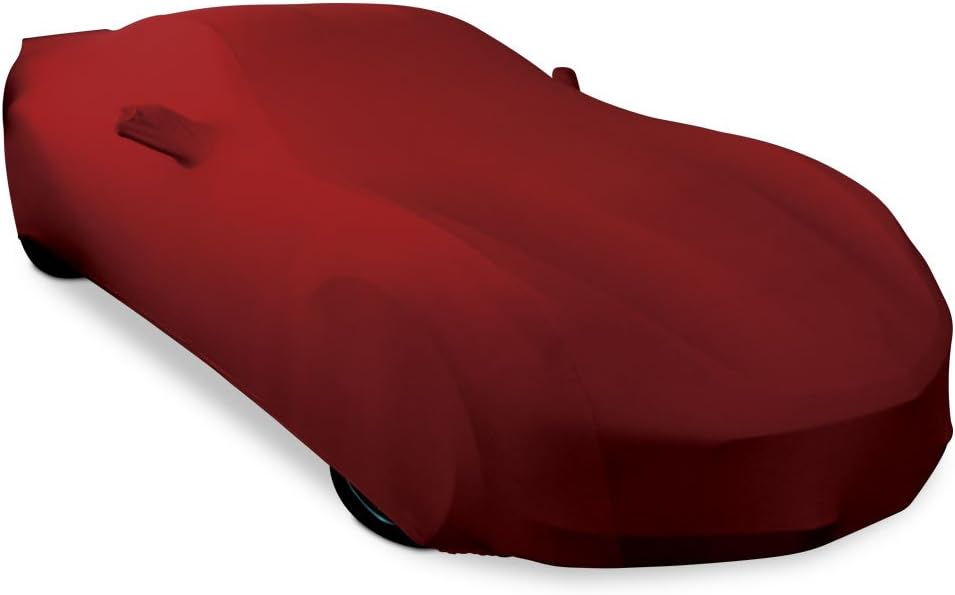 Blue Stretch Satin Indoor Car Cover C692080