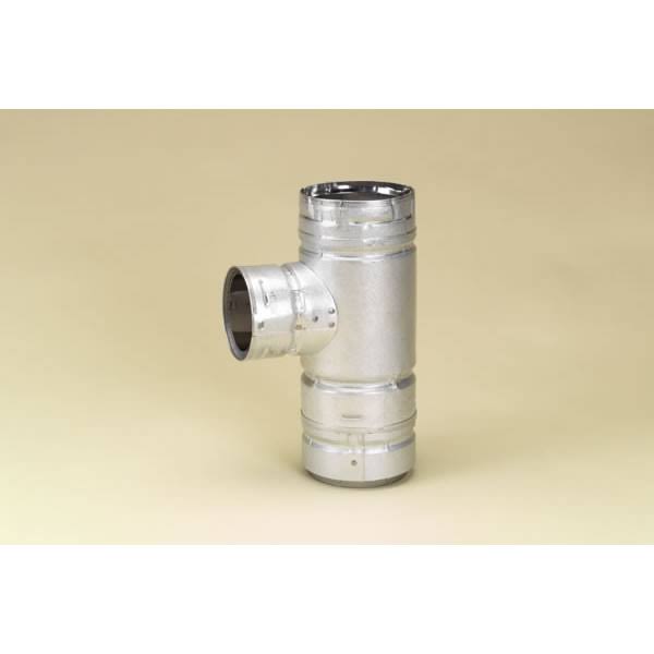 4 inch PelletVent Pro Increaser Tee Clean-Out Cap Stainless M6618