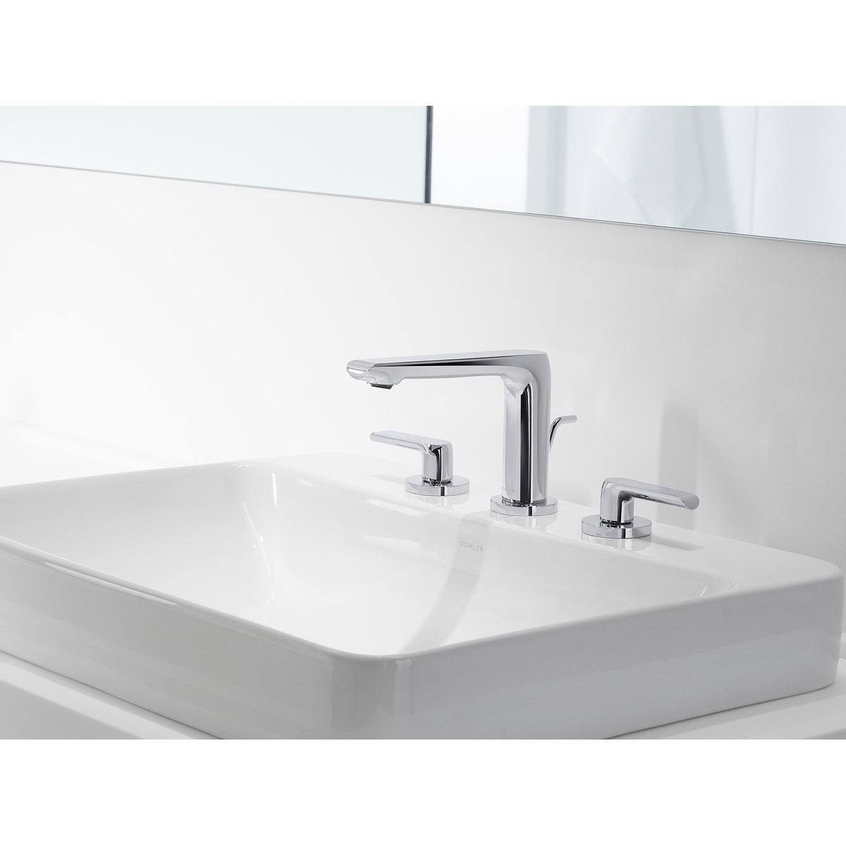 Matte Black Bathroom Sink Handles with Lever Design L769
