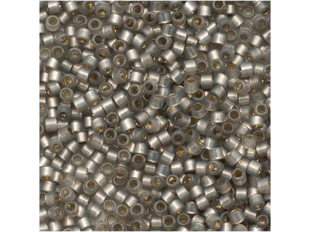 Silver Lined Light Taupe Alabaster 11/0 Seed Beads G7692