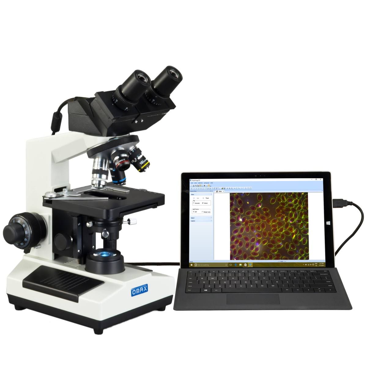 40X-2000X 3MP Digital Camera Compound LED Microscope H91077