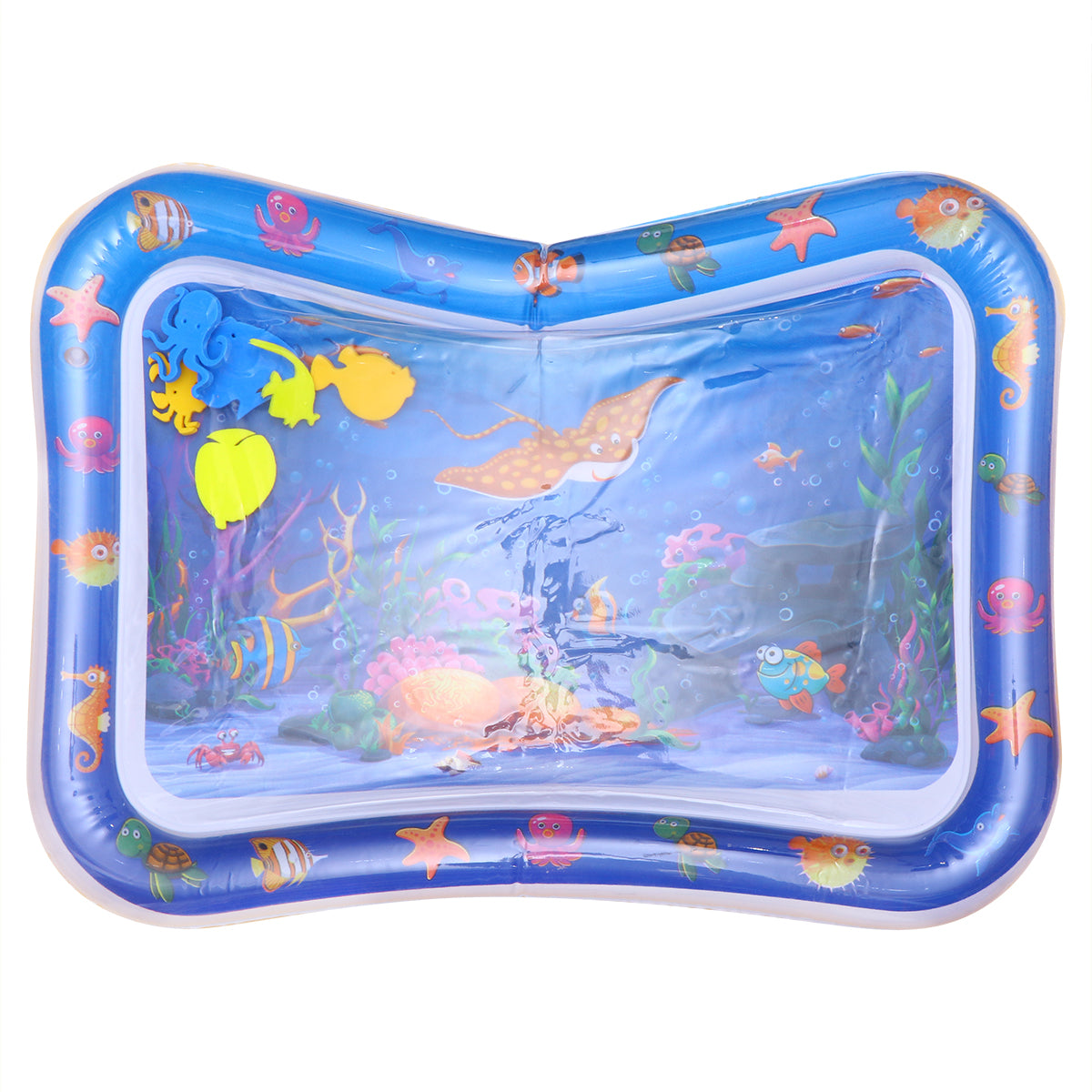 Inflatable Crawling Cushion Water Play Mat (Blue) F158192