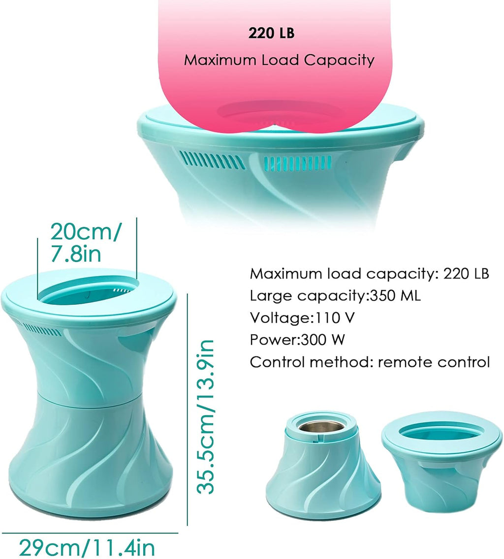 Green Electric Yoni Steam Seat with Smart Remote Control T80188