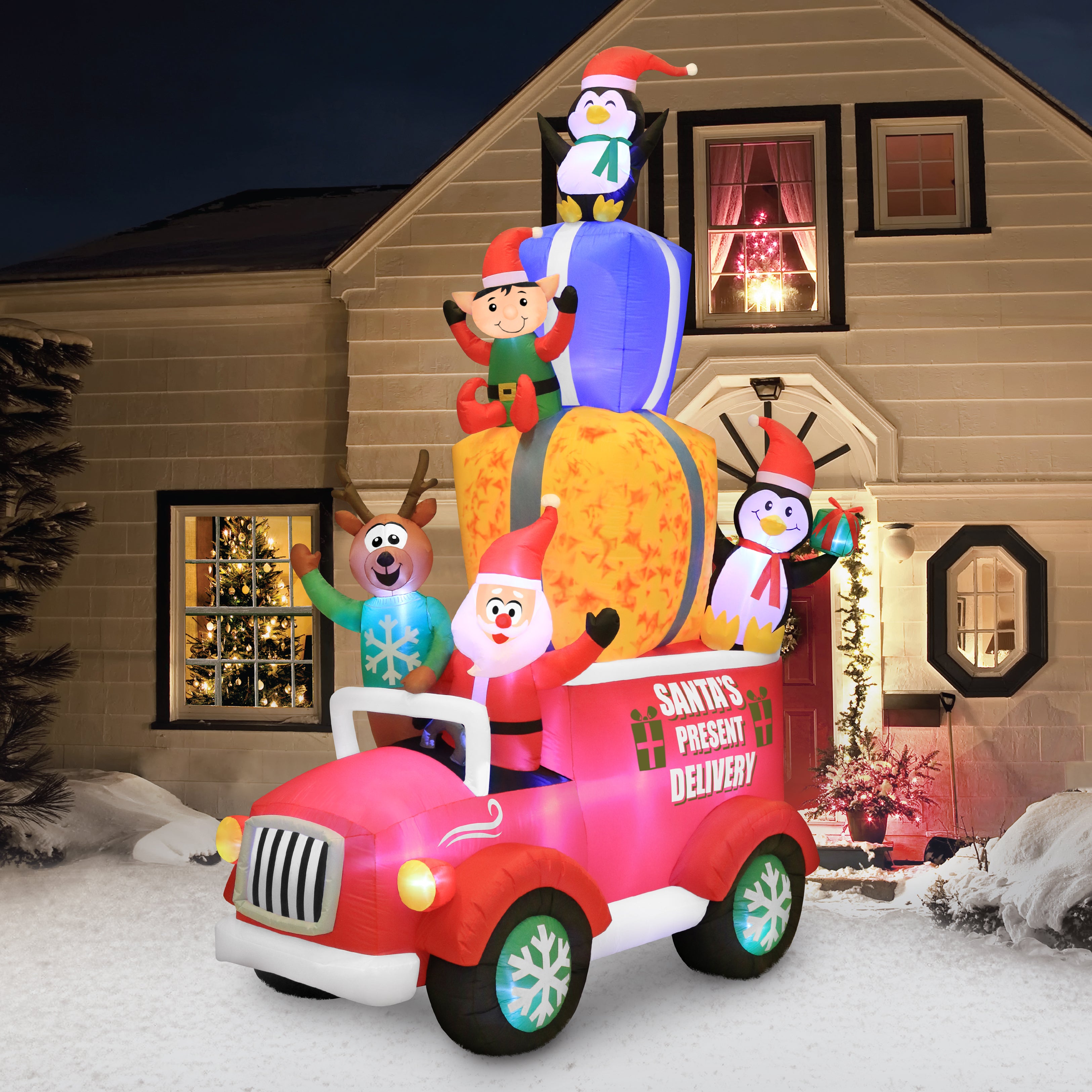 12 ft Pre-Lit LED Christmas Inflatable X70118