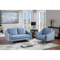 2 Piece Gray Velvet Living Room Set X92691