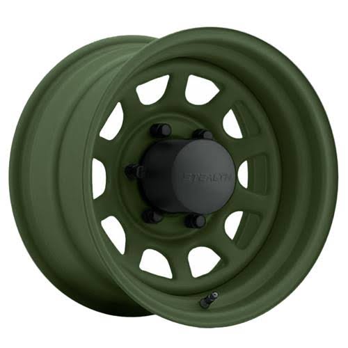 17x8 8x165.10mm|8x6.5 inch Camo Green Wheels S758086