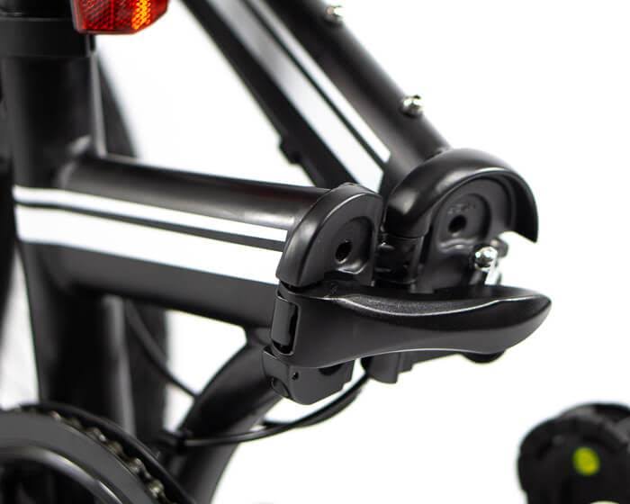 Yellow 7-Speed Aluminum Folding Bike B9586