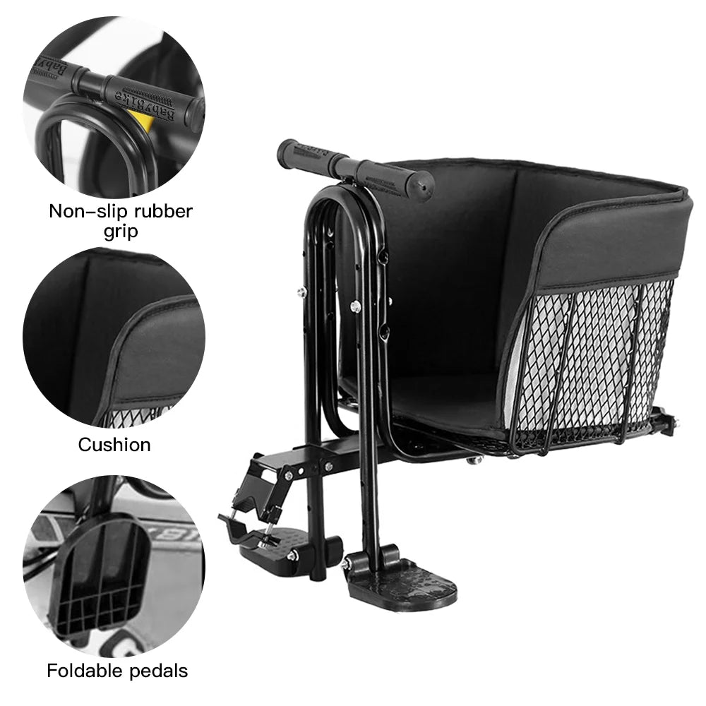 Child Saddle with Pedals and Support for MTB Road Bike V829
