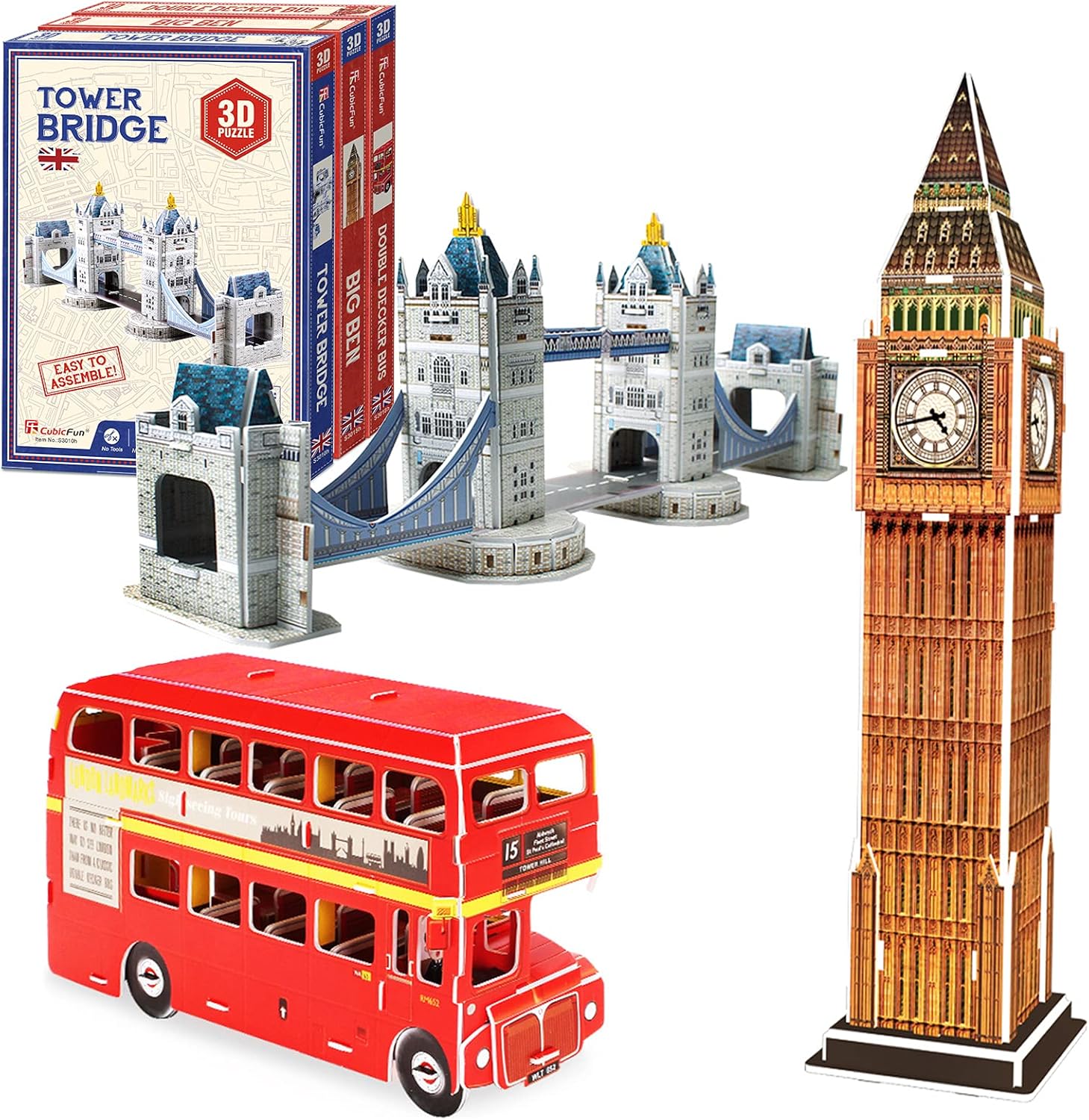 3D Puzzle Notre Dame de Paris Cathedral Model Kit, 293 Pieces S25377