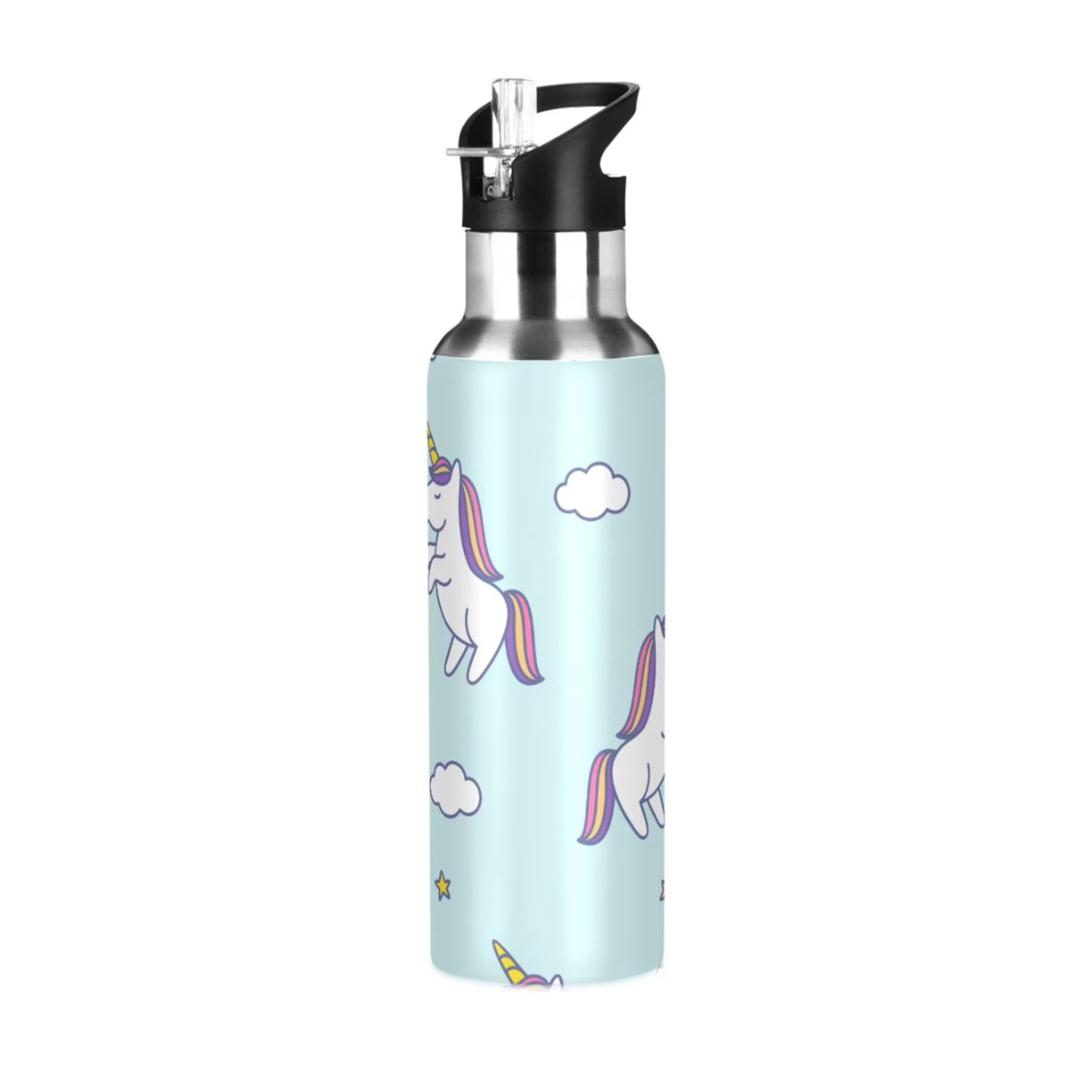 Stainless Steel Insulated Water Bottle with Straw Lid X615