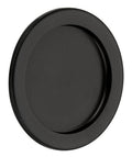 Flat Black Round Tubular Pocket Door Passage Pull Z4210