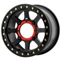 Satin Black Beadlock Wheel 15x6 4x4x110 +38mm U25161