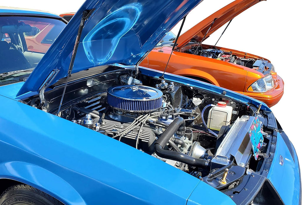Hood QuickLIFT PLUS System Compatible with Ford Mustang & Mercury Capri 1979-1998 W61651