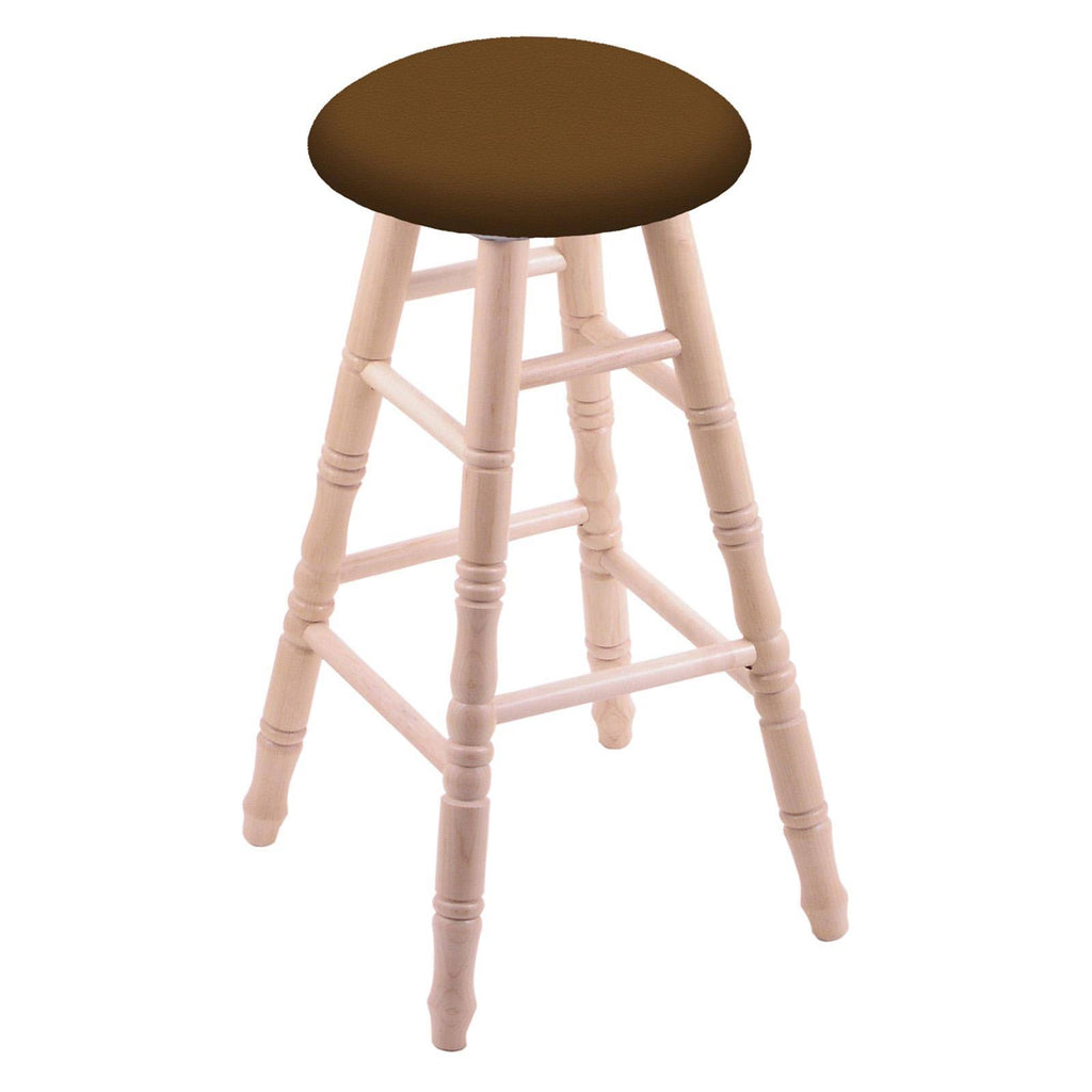 24x22 Maple Counter Stool in Dark Cherry Finish with Beechwood Seat and Turned Legs K287863