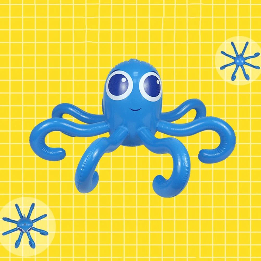 Octopus Inflatable Ball Sprinkler Water Spray Toy D351