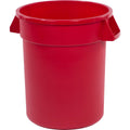 Red Round 20 Gallon Trash Can T5078